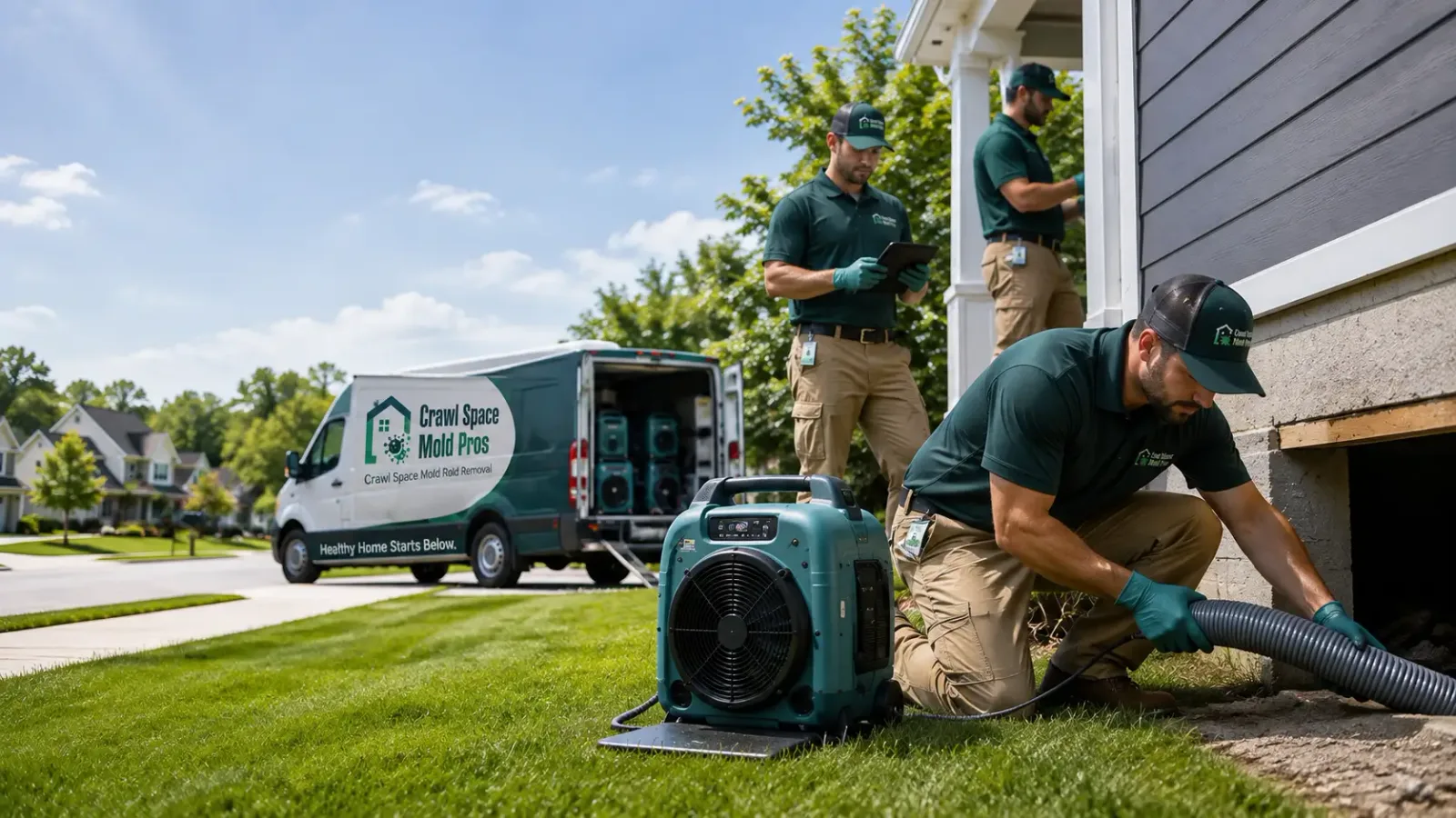 Crawl Space Mold Removal in Mount Braddock, PA